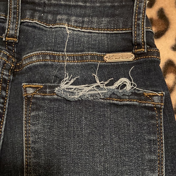2 for $35 KanCan Jeans Mid Rise Ankle Distressed Skinny Jeans Women’s Size 0 - Picture 10 of 16